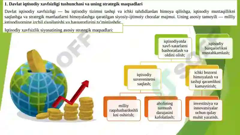 Davlatning iqtisodiy xavfsizlikni ta'minlash siyosati 3