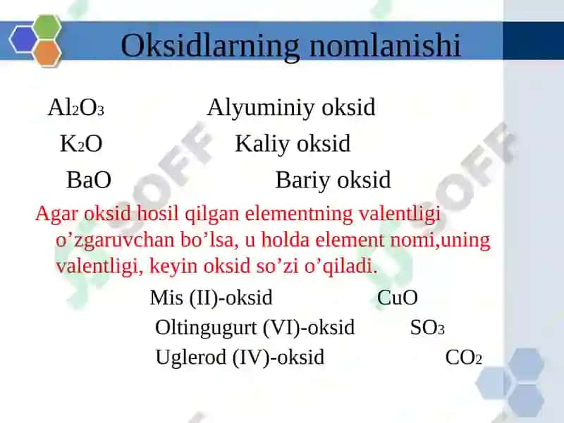 Oksidlar 3