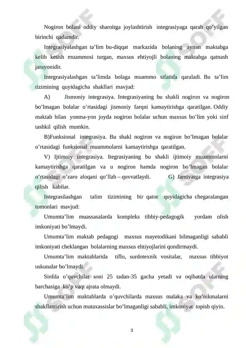 IMKONIYATI CHEKLANGAN BOLALAR TURLARI VA ULARNI INKLYUZIV TA’LIMGA JALB ETISH 3