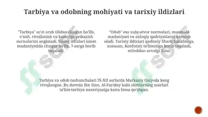 Xamsanavislik va tarbiya 3