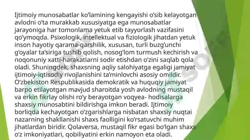 Bolalar tarbiya jamosi-yagona pedagogik jarayoning asosiy shakli 3