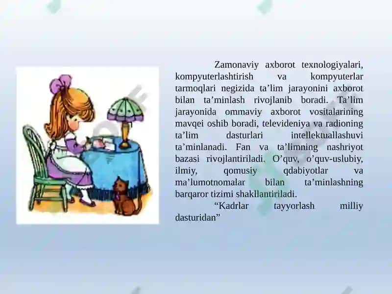 Pedagogik faoliyatga tayyorlashda mutaxassislik fanini o'qitish 3