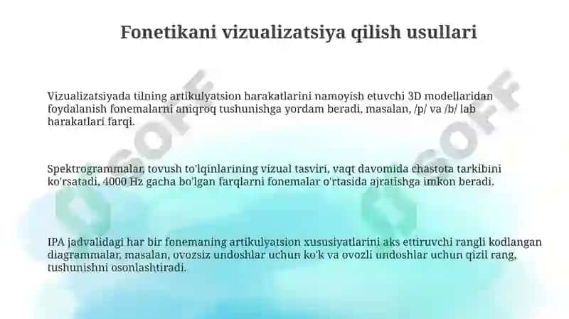 Fonetikani o'rganishda ijodiy yondashuvlar: usullar va texnikalar 3