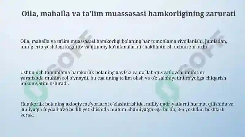 Oila, Mahalla va Ta'lim Muassasasi Hamkorligi 3