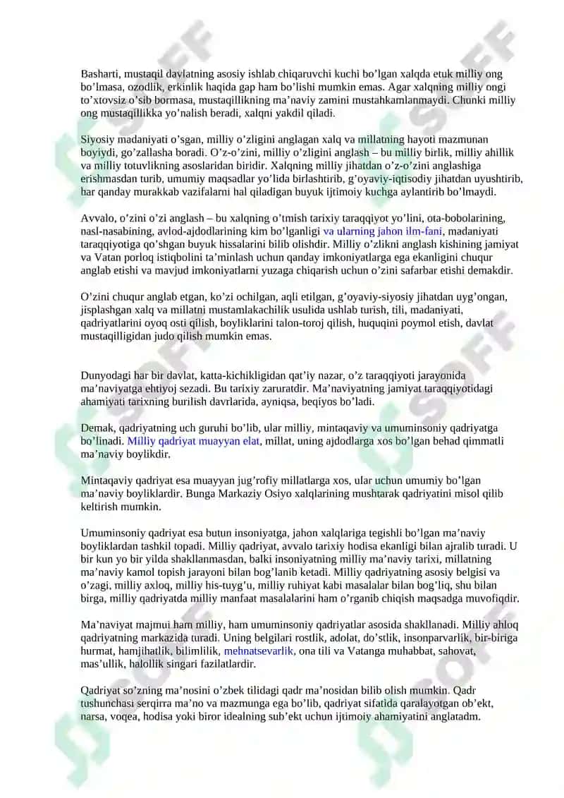 UMUMINSONIY QADRIYaTLAR VA MILLIY MA’NAVIYaT 3
