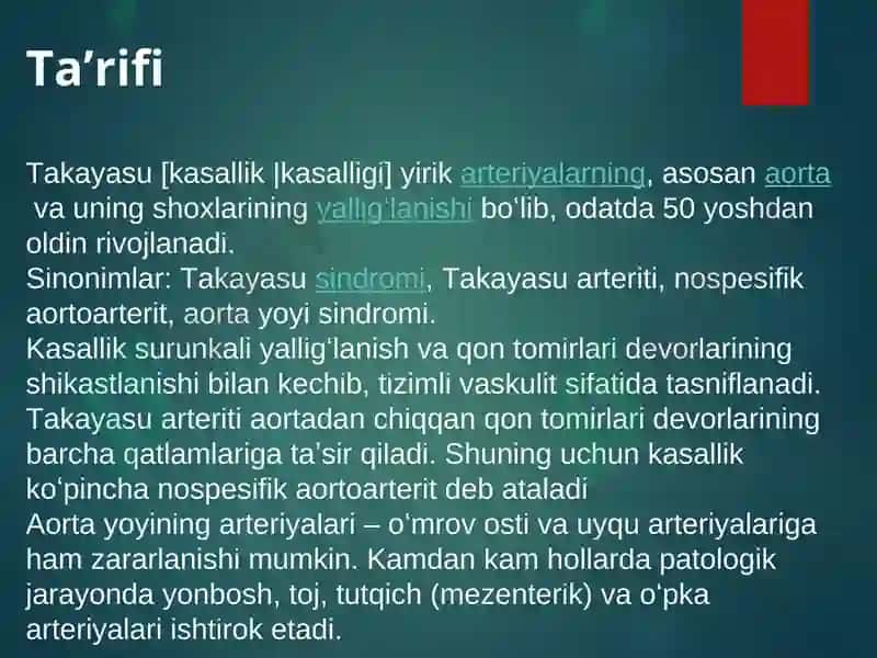 Umurtqa arteriyalari shikastlanishlari. Bosh miya qon bilan taminlanishidagi ularning roli. 3