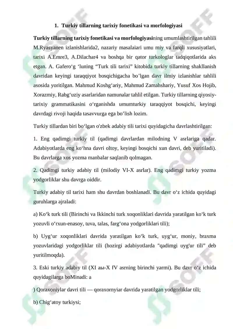 Turkiy tillarning umumiy tavsifi 3