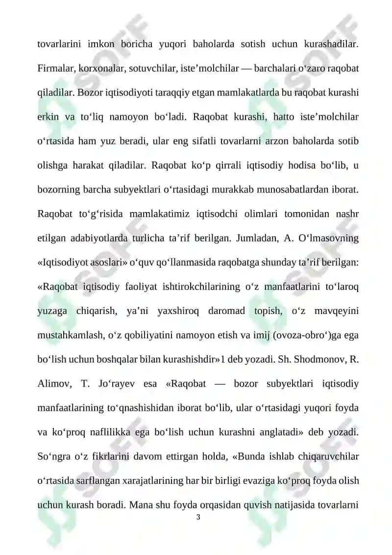 Raqobat kurashining shakllari va usullari 3