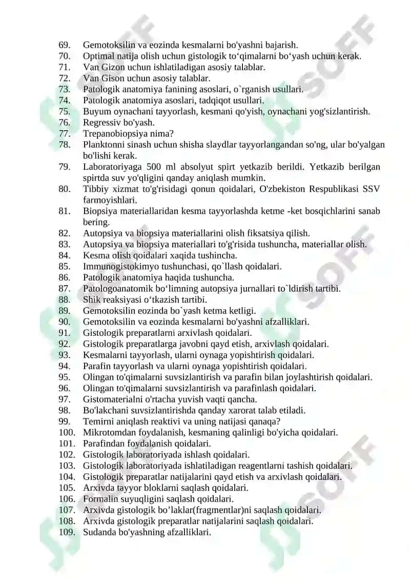 Laboratoriya ishi (Patologik anatomiya laboratoriyalari laboranti) 3