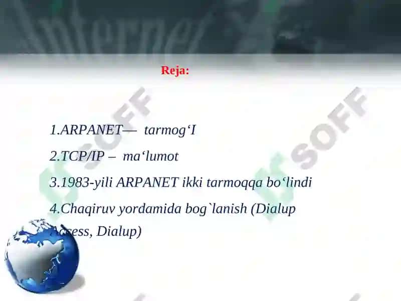 Mobil internet texnalogiyalari 3