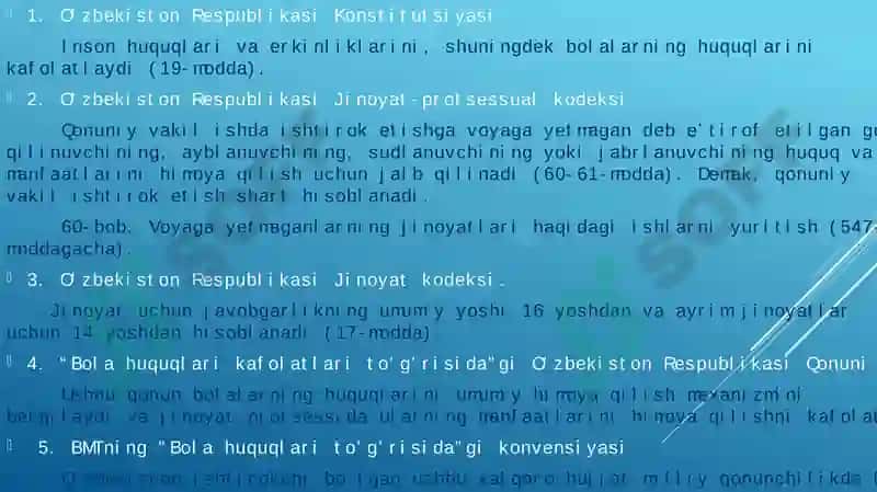 Voyaga yetmaganlar jinoyatini tergov qilish  uslubiyoti 3