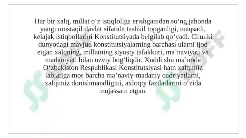 O'zbekiston Respublikasi Konstitutsiyasi-huquq va erkinliklar 3