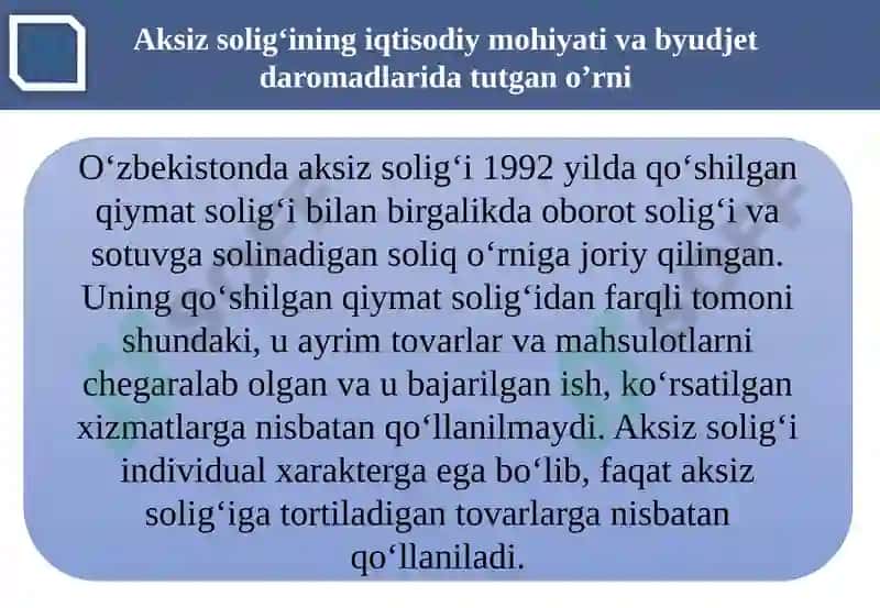 Aksizsolig‘i 3