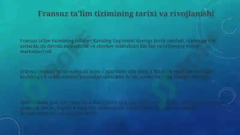 Fransiyata'limtizimi 3