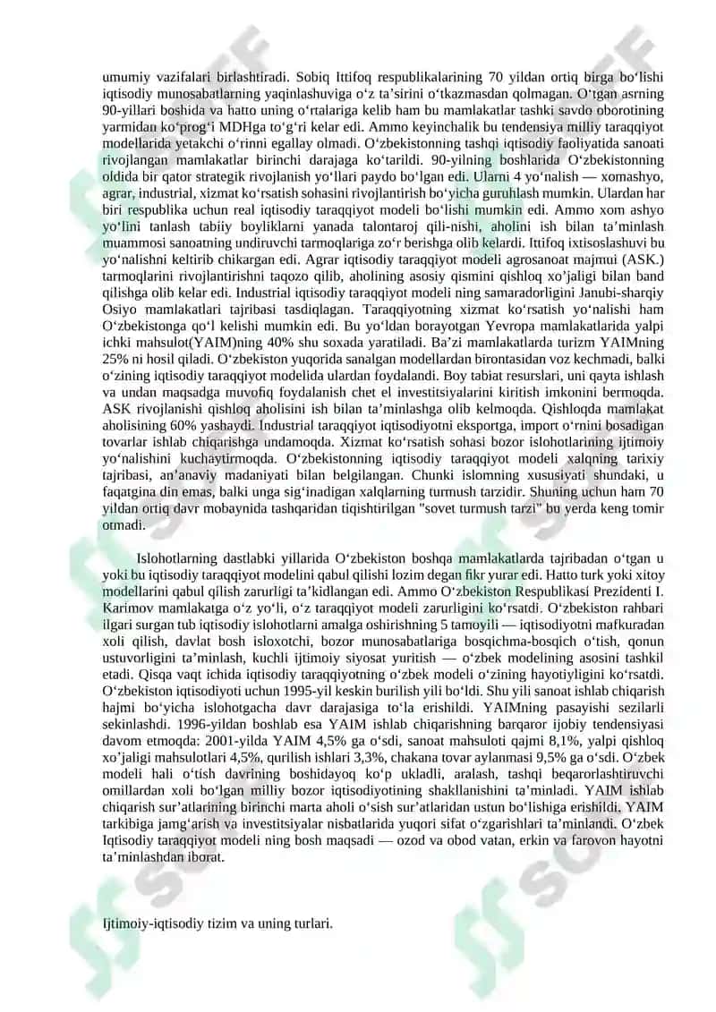 Ijtimoiy-iqtisodiy tizimlar va ularning modellari 3