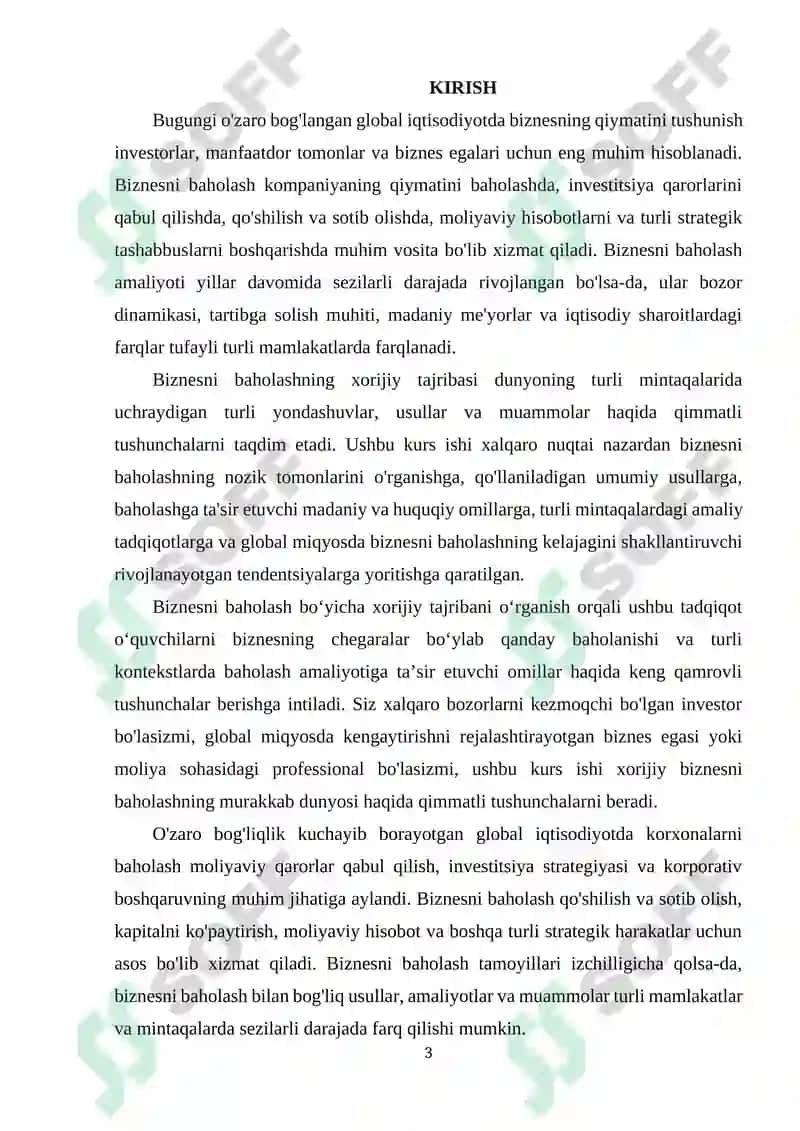 MULK QIYMATINI BAHOLASH YONDOSHUVLARI VA USULLARI TIZIMI 3