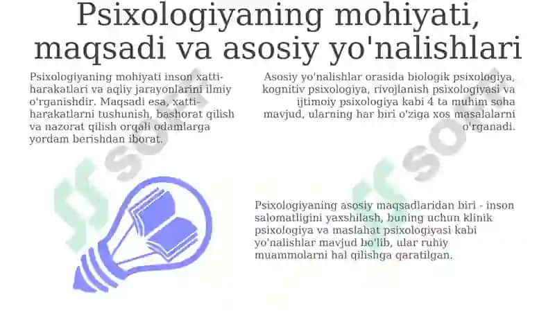 Psixologiya fanining dolzarb vazifalari predmeti va metodlari 3