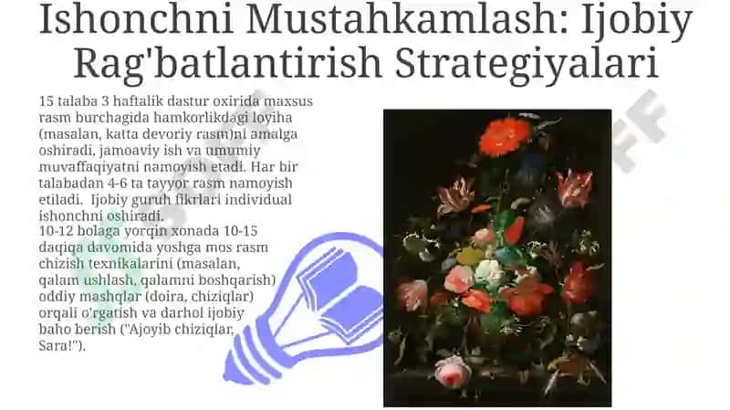 Yosh rassomlarni rag'batlantirish: Chizish asoslari 3