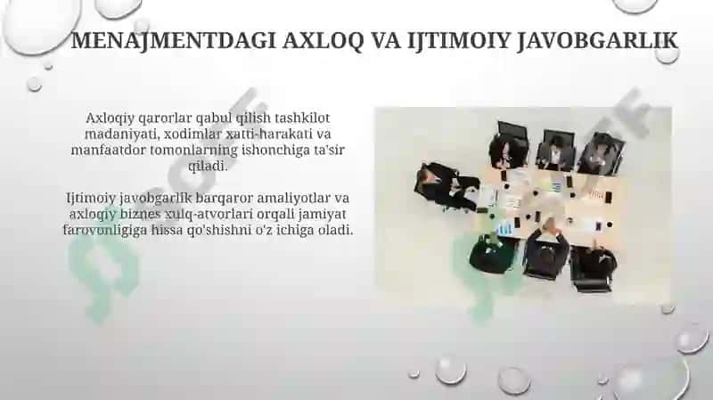 Menajmentdagi axloq va ijtimoiy javobgarlik 3