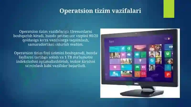Operatsion Tizimning Vazifalari 3