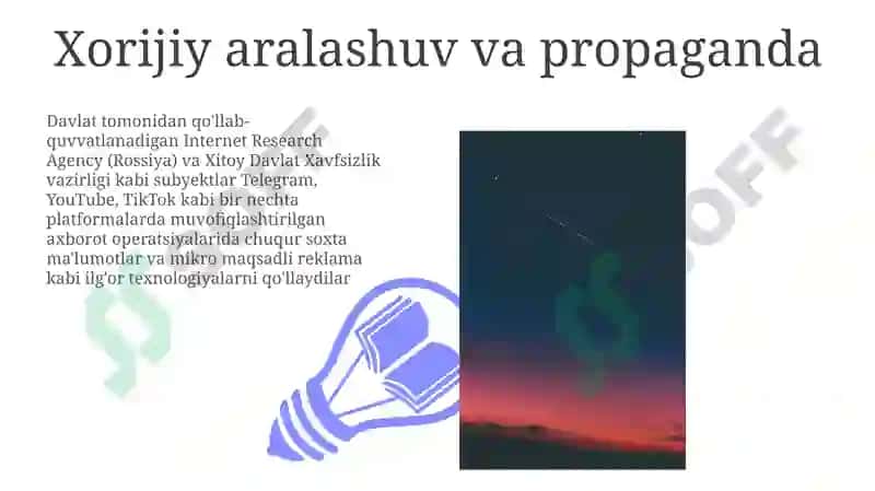 Zamonaviy axborot manipulyatsiyasi 3
