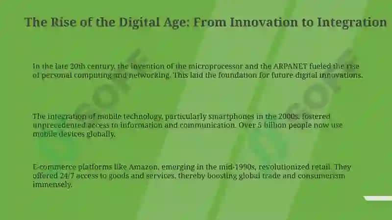 The Rise of the Digital Age: From Bits to Bytes 3