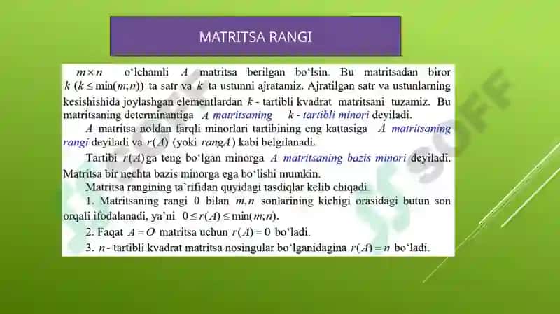 Matritsa Rangi 3