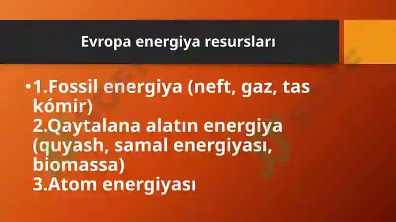 Evropanıń túrli mámleketlerinde energiyadan paydalanıw hám tutınıwdıń nátiyjeligi 3