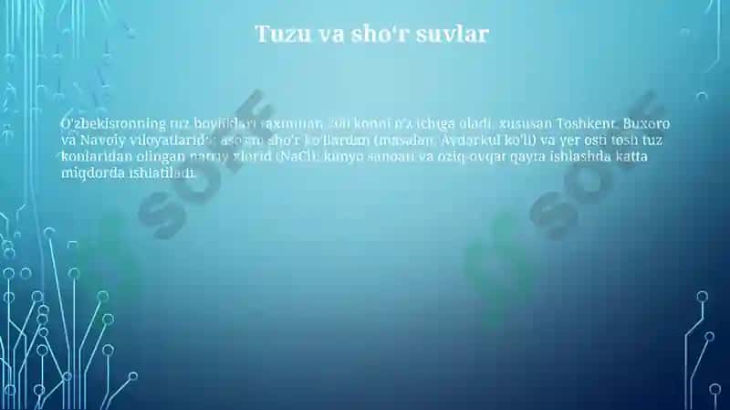 Kimyoviy xomashyo xillari va manbalari 3