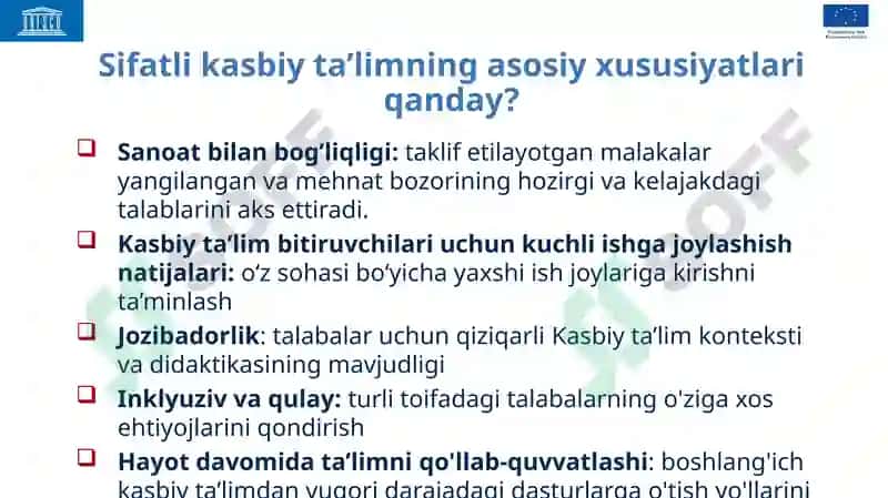 Sifatni ta’minlash me’yori 3