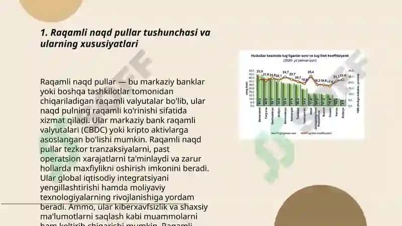 Raqamli naqd pullar va ularning mamlakatimizdagi iqtisodiy o‘rni va ahamiyati 3