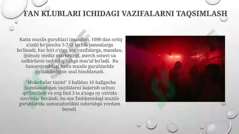 Fan toʻgaraklari ishlarni tashkil etish metodikasi 3