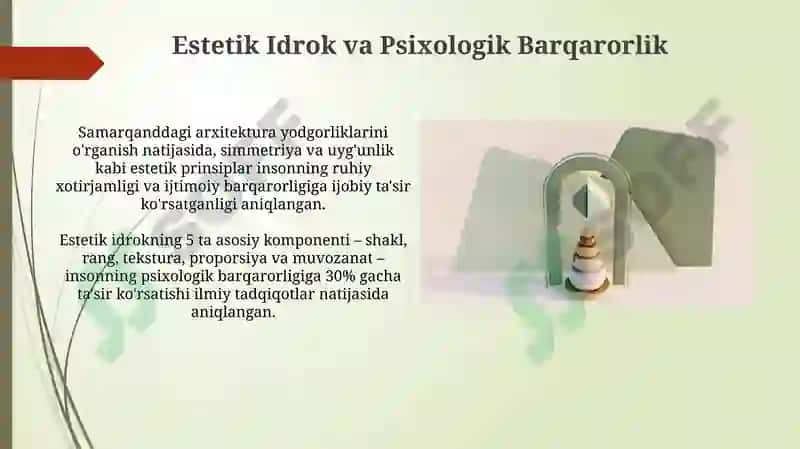 Estetik Idrok va Psixologik Barqarorlik 3