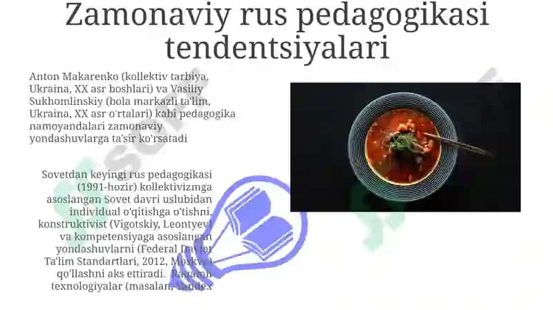 Rus pedagog olimlarining pedagogik gʻoyalari 3