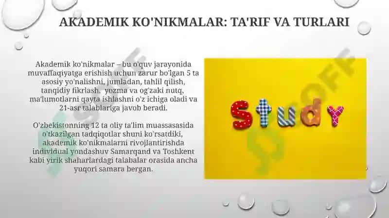 Akademik ko'nikmalar 3