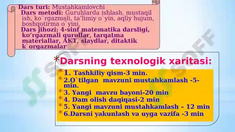 Ko’p xonali sonlarni ikki xonali sonlarga yozma ko`paytirish 3
