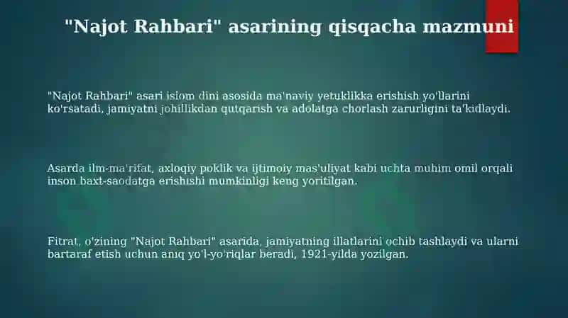 A.Fitratning “Rahbari najot” risolasidagi “Baxtsiz odamlarning ikki toifasi”ga oid qarashlari 3