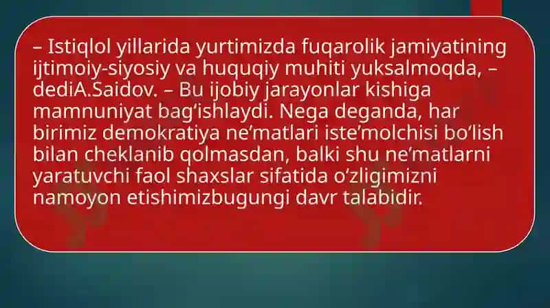 Jahon amaliyotida keng tarqalgan institutlar faoliyati 3