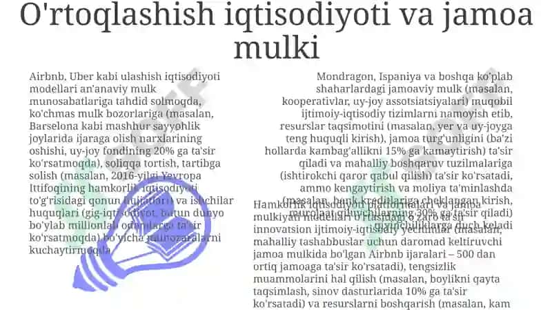Ijtimoiy - iqtisodiy tizimlar va mulkchilik munosabatlari 3