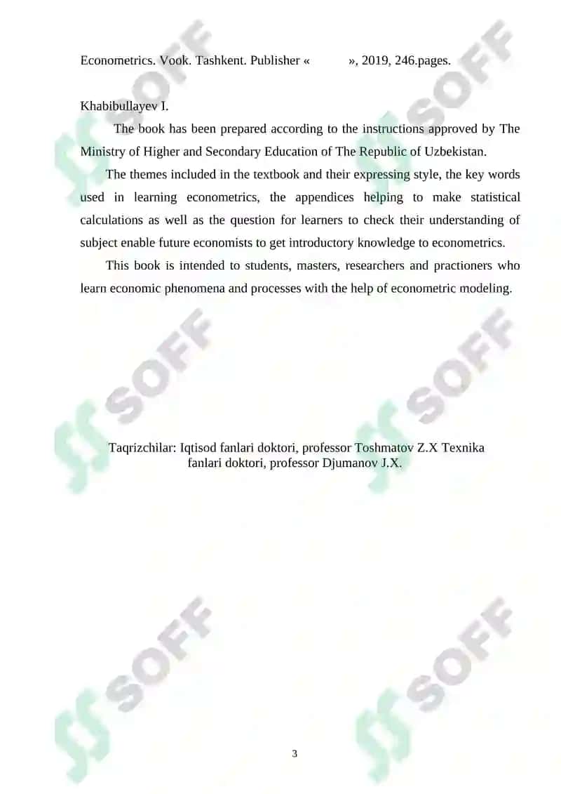 EKONOMETRIKA 3