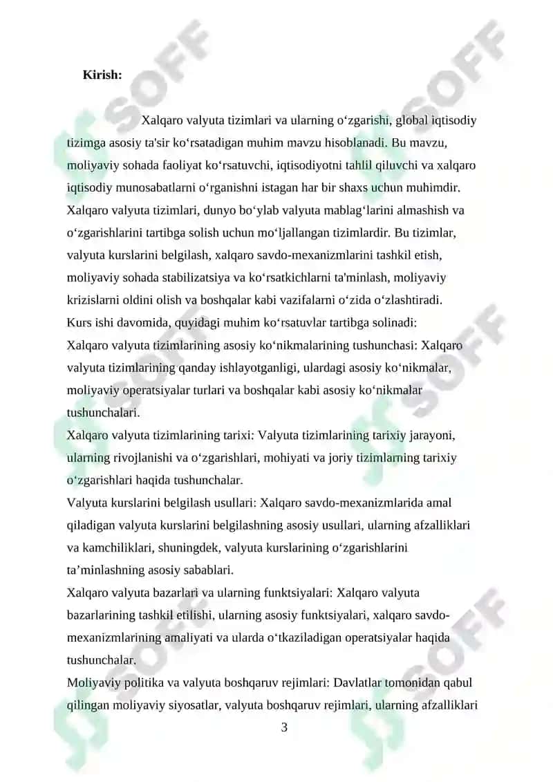Xalqaro Valyuta Tizimlari va Ularning Oʻzgarishi 3