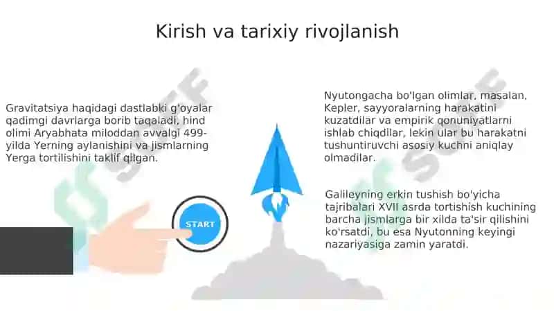 Gravitatsiya: Tarix, Qonuniyatlar va Asosiy Tushunchalar 3
