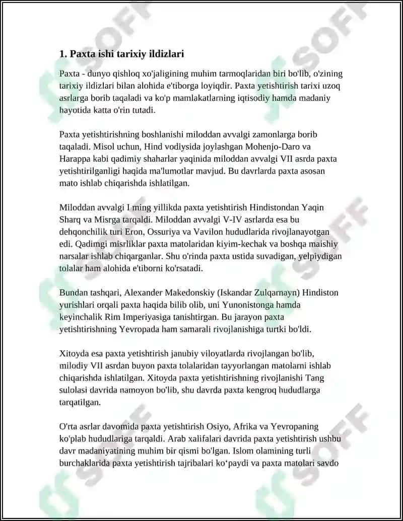 Paxta Ishi va O'zbek Ishi nomli Kompaniyalar 3