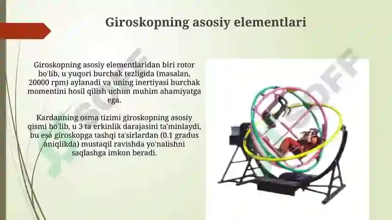 Giroskopning elementlari 3