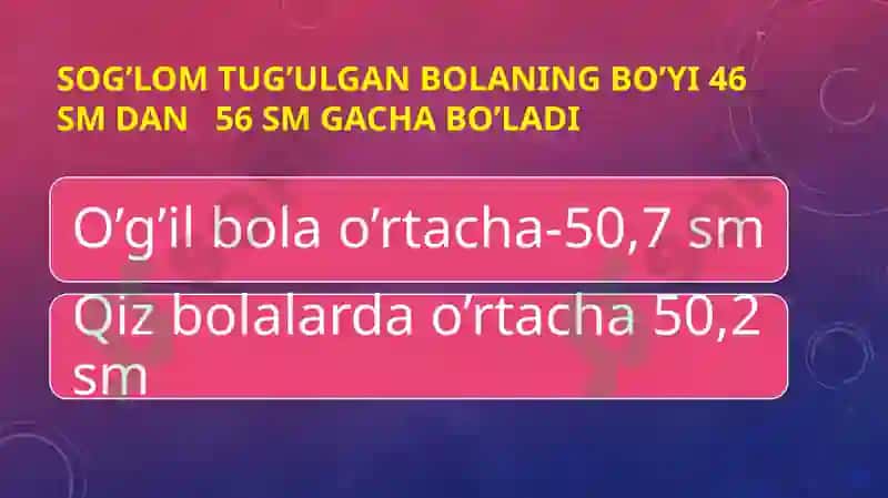Bolalarning jismoniy rivojlanishini asosiy ko’rsatkichlari 3