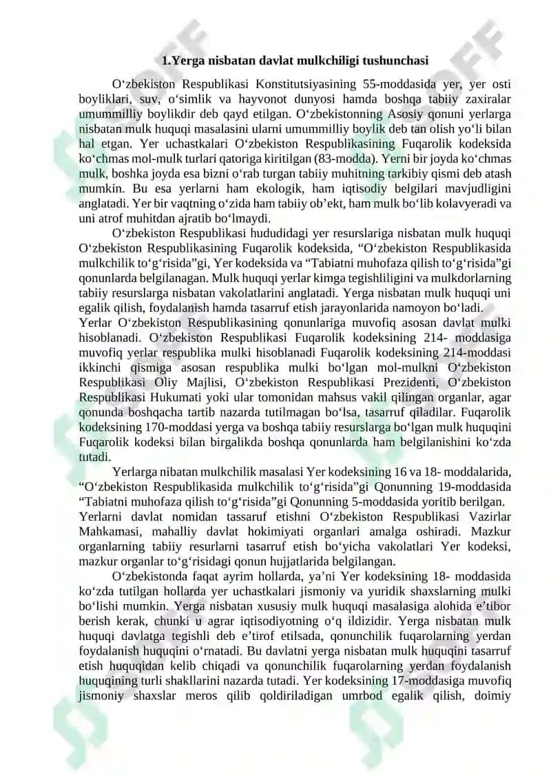 YERGA NISBATAN MULK HUQUQINI HIMOYA QILISH USULLARI VA TURLARI 3