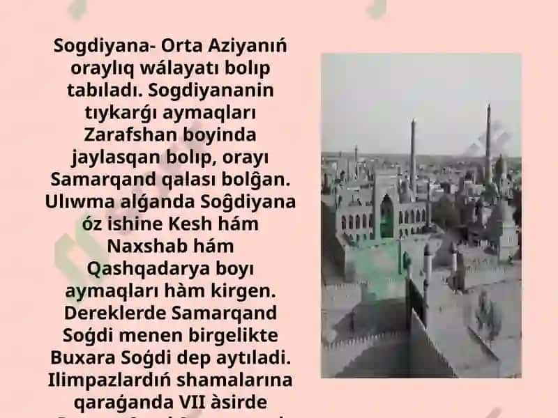 Samarqand hàm Orta Zarafshan qalaları siyasiy tàriyxı 3