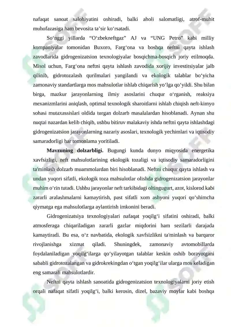 Gidrogenizatsiya texnologiyasi 3