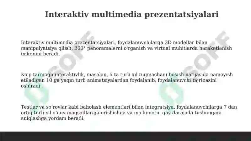 Interaktiv multimedia prezentatsiyalari 3