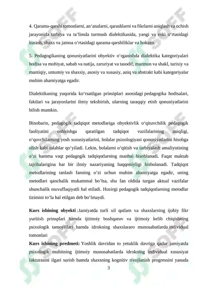 Talablar uchun Tadqiqot Metodlari 3
